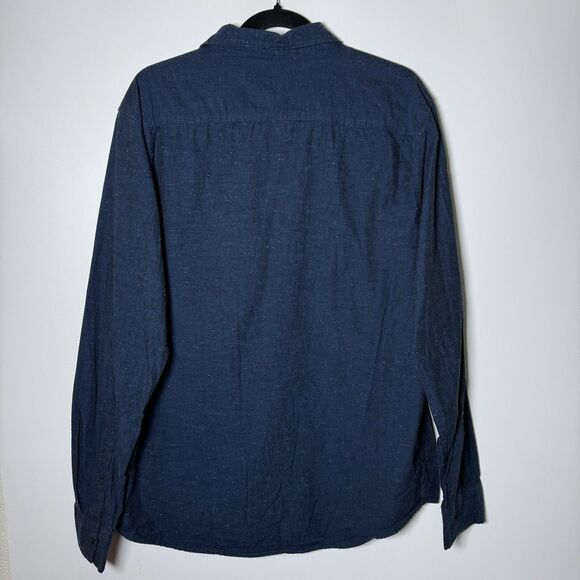 Stoic Men's Large Blue Button Front Shirt Long Sleeve Cotton Outdoor Casual - Picture 3 of 15